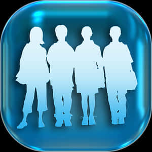 Group Silhouette Icon PNG image with transparent background