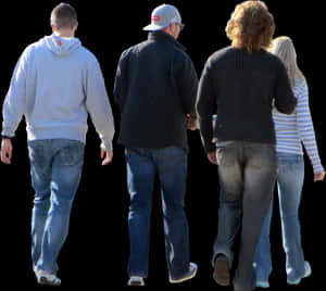 Group Of People Walking Png, Transparent Png PNG image with transparent background
