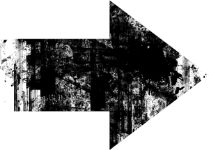 Grunge Arrow Texture Overlay PNG image with transparent background