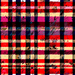 Grunge Distressed Plaid PNG plu79 PNG with transparent background