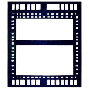 Grunge Film Frame Overlay PNG 06202024 PNG