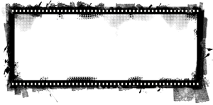 Grunge Film Frame Texture PNG image with transparent background