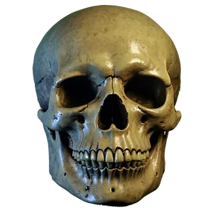 Grunge Skull Face Picture Png Aau PNG Image