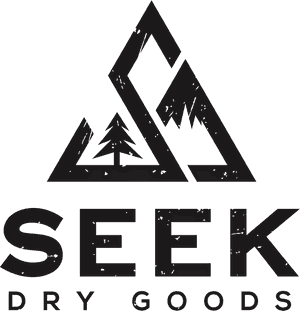 Grunge Style Seek Dry Goods Logo PNG image with transparent background