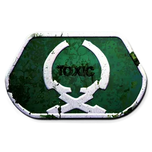 Grunge Toxic Emblem Png 06202024 PNG Image