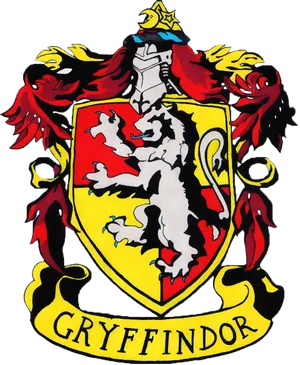 Gryffindor House Crest PNG Image