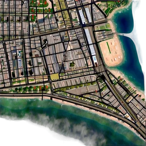 Gta Online City Map Png 52 PNG Image