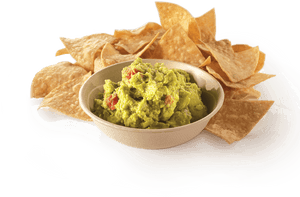 Guacamoleand Tortilla Chips PNG with transparent background