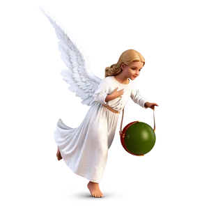 Guardian Angel Holding Globe Png Ukd20 PNG Image