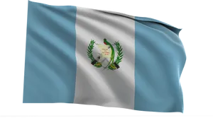 Guatemalan Flag Waving PNG Image