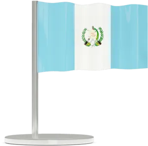 Guatemalan Flagon Desk Display PNG Image