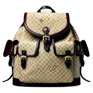 Gucci Backpack Elegant Png 5 PNG Image