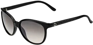 Gucci Black Sunglasses Product Showcase PNG Image