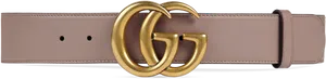 Gucci Double G Belton Black Background PNG Image