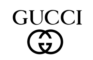 Gucci Logo Black Background PNG Image