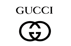 Gucci Logo Black Background PNG Image