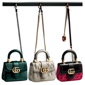 Gucci Mini Bag Collection Png Kjm PNG Image