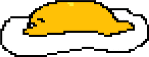 Gudetama PNG image with transparent background