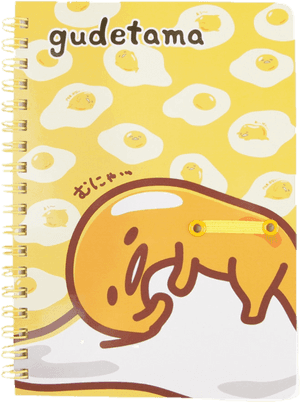 Gudetama Notebook Journal Aesthetic Kawaii - Gudetama Memo Pad PNG image with transparent background
