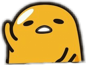 Gudetama Sticker - Cartoon PNG image with transparent background