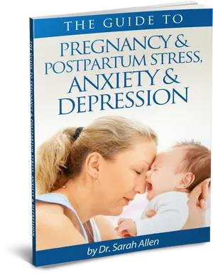 Guideto Pregnancy Postpartum Stress Anxiety Depression Book Cover PNG Image