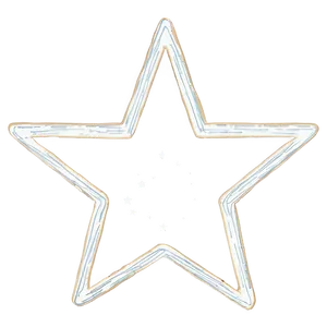 Guiding Star Outline Png 16 PNG Image