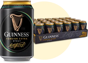 Guinness Foreign Extra Stout Pack PNG Image