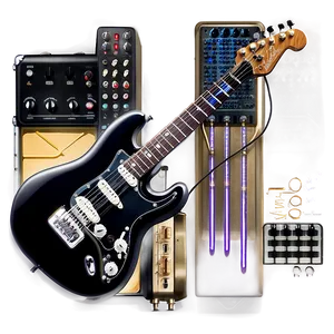 Guitar Amp On Stage Png Hww28 PNG Image