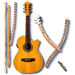 Guitar Strings And Fretboard Png Rng66 PNG Image