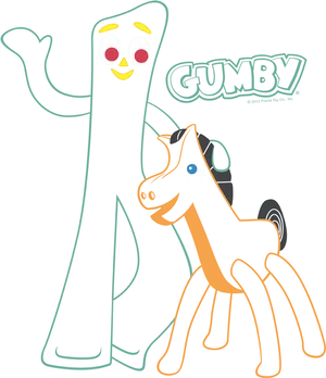 Gumbyand Pokey Friends PNG Image