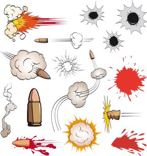 Gunshot_ Effects_ Illustration PNG Image