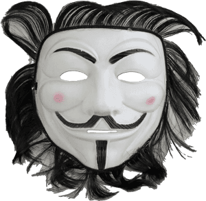 Anonymous Mask Png Hd Background - Face Mask, Transparent Png PNG with transparent background