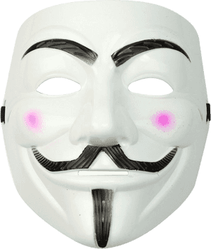 Grab And Download Anonymous Mask Icon Png - Anonymous Mask For Free, Transparent PNG with transparent background