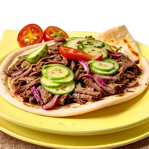 Gyro With Pepperoncini Png Mek PNG Image