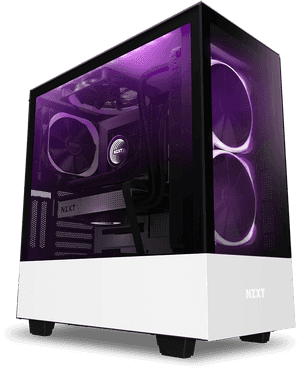 H510 Elite White Black - Nzxt H510 Elite, HD Png Download PNG image with transparent background