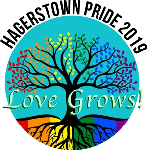 Hagerstown Pride2019 Love Grows PNG Image