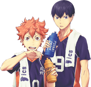 Haikyuu Hinata And Kageyama, HD Png Download PNG image with transparent background
