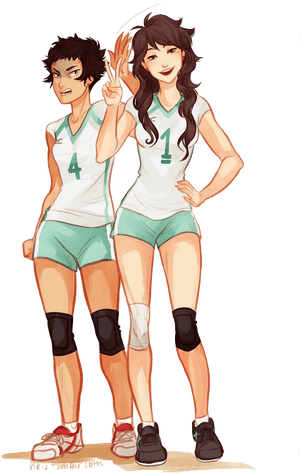 Haikyuu Png File - Viria Haikyuu Genderbend, Transparent Png PNG image with transparent background