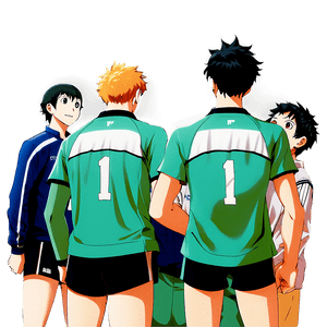 Haikyuu Team Huddle PNG liy34 PNG image with transparent background