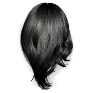 Hair Clipart Black And White Png Hmq PNG Image