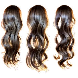 Hair Waves B PNG Image