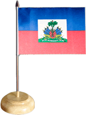 Haiti Table Flag - Haiti Flag, HD Png Download PNG