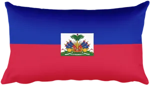 Haitian Flag Pillow Design PNG Image