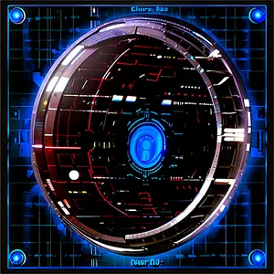 Hal 9000 Blueprint Style Png Ybl20 PNG Image