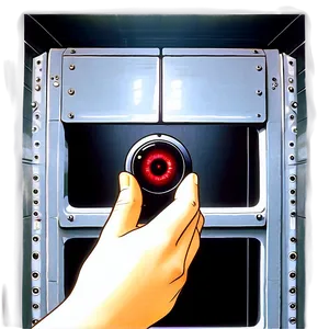 Hal 9000 Iconic Scene Png Std PNG Image