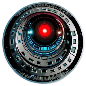 Hal 9000 Vector Art Png Jkn52 PNG Image