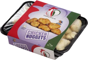 Halal Chicken Nuggets Packaging PNG Image