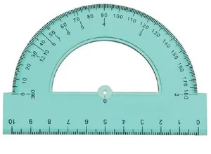 Half Circle Protractor PNG Image