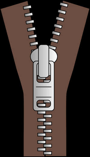 Brown Zipper Clipart - Zipper Clipart Png, Transparent Png PNG with transparent background