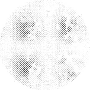 Halftone Gradient Sphere PNG Image